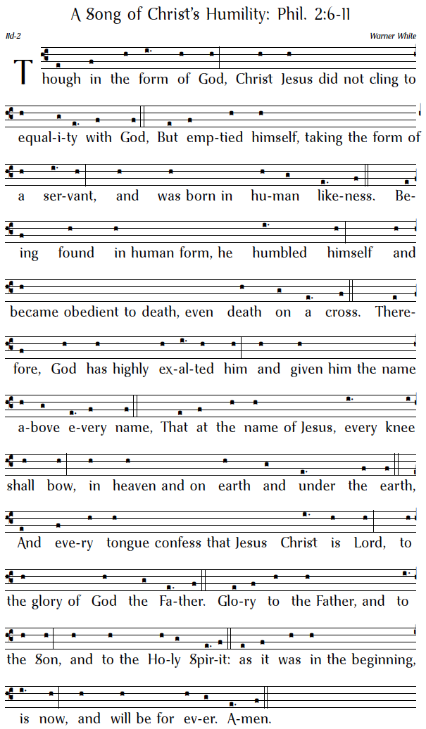 A Song of Christ's Humility-iid2